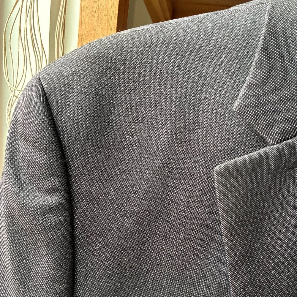 Michael Kors Men's Gray Wool Two-Button Blazer - Size 38R